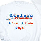 Firecrackers Personalized Sweatshirt